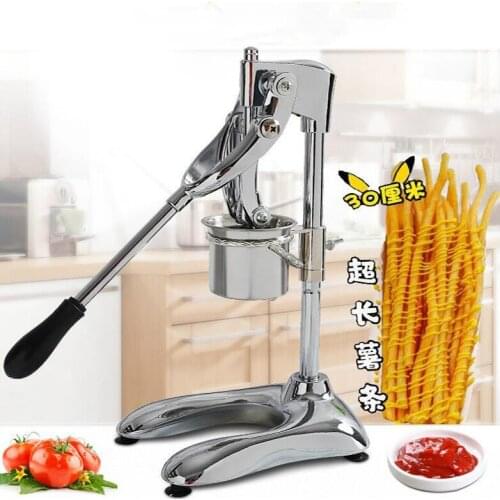 Potato Chips Squeezers Machine Manual French Fries Cutters Long 30cm Potato Chip Squeezers Kitchen Food Processors