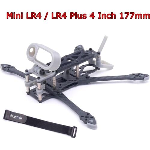 Mini LR4 / Mini LR4 Plus 4 Inch 180 177mm Carbon Fiber Frame Micro Long Range Frame Kits Fits 16mm 20mm 25.5mm FPV Stacks
