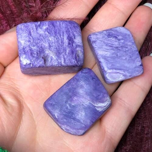 Natural Perfect Charoite Jewel irregular block crystal jewelry decoration & healing