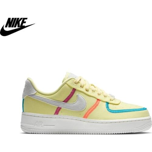 Original Nike Wmns Air Force 1 'Lx Women Yellow Sport Shoes CK6572-700 Nike Sneaker