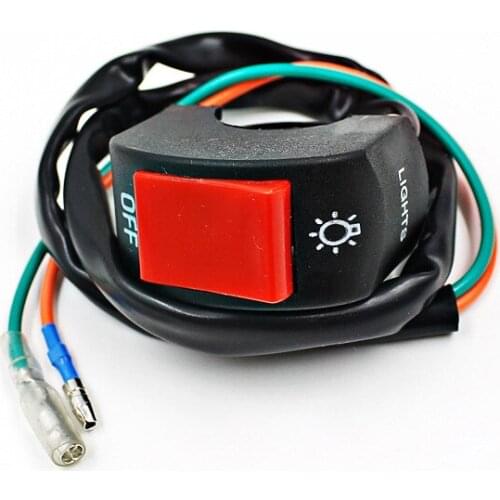 Motorcycle electric car headlamp switch fog light switch 2.2-2.5mm faucet to change the switch