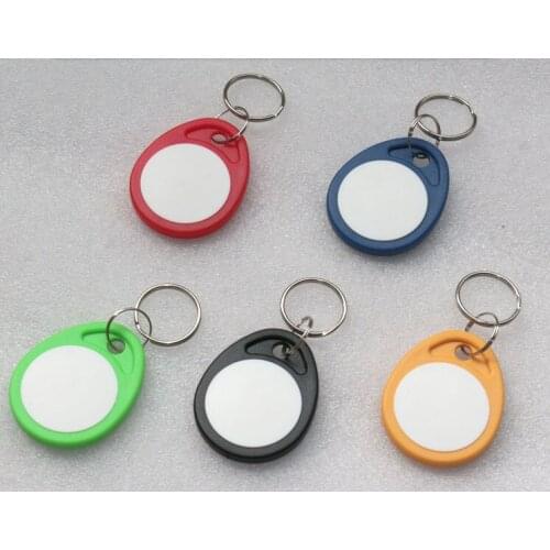 13.56MHz 125KHz IC ID F08 TK4100 dual frequency keyfobs RFID passive cards for locks 750pcs/Lot