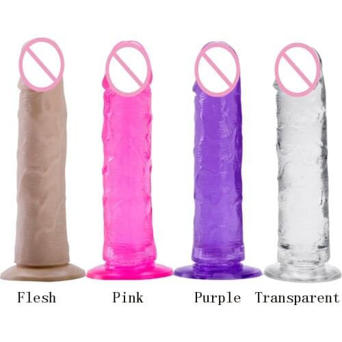 Realistic dildo with suction cup ultra-soft tpe artificial penis women sex toy Female masturbation massager