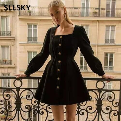SLLSKY Short Sleeve Dresses