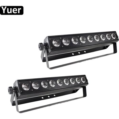 2Pcs/Lot 9x10W Point Control LED Wall Washer Light RGBW 4IN1 Pixel DMX Control Wash Wall Lights DJ Disco Party Club Bar Lighting