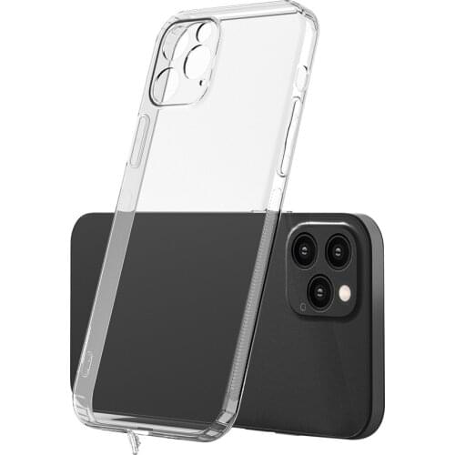 Slim Clear Soft Silicone Camera Lens Protective Case For Iphone 12 Pro Max Mini 11 Anti-Slip Edge Dustproof Plug Cover Coque