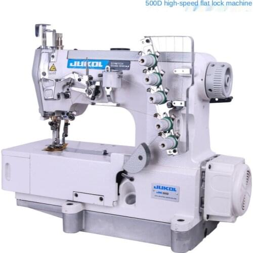 Canche high-speed interlock sewing machine, hem, cuffs, neckline, panties, three-needle, five-thread industrial sewing machin