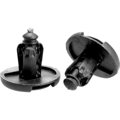 50Pcs 7mm Hole Plastic Rivets Auto Fastener Clip Bumper Fender Push Clips Car Door Trim Panel Retainers Fastener For Suzuki Alto