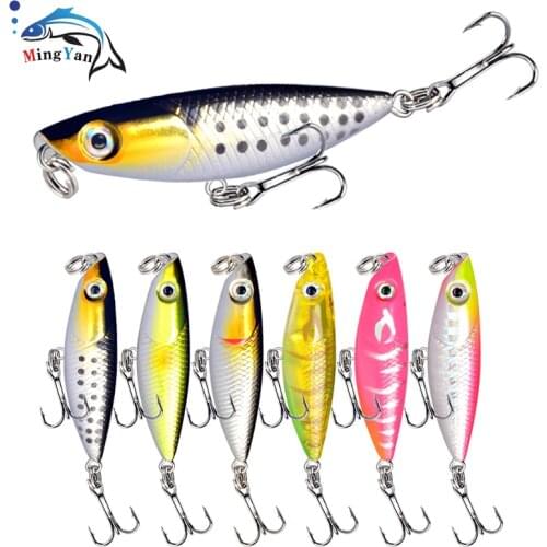 1pcs Slow Sinking Pencil Bait 4.5cm/1.8g Jerkbait Artificial Plastic Hard Bait Crankbait Bass Fishing Wobblers Fishing Tackle