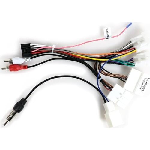 16pin Car Head Unit Wire Harness Adapter Car Stereo Radio Power Connector For Toyota Car Radio Harness