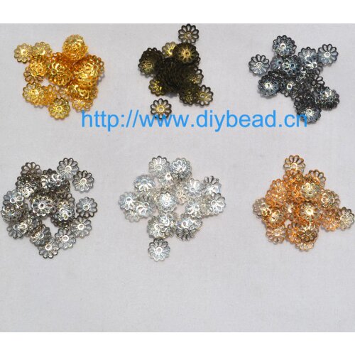 200pcs/lot DIY jewelry findings and components 9MM metal Accessory Earring Spacers Handcraft Accessories