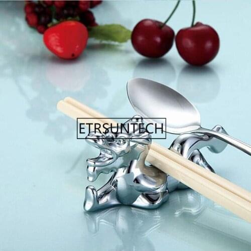 30pcs Fashion Dragon Shape Metal Portable Dining Chopstick Holder Rest Decorations &Crafts For Table Knife And Forks Holder