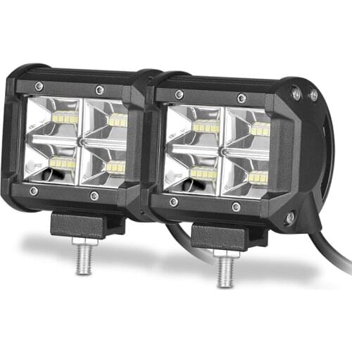 4 Inch Work Light 48W LED Lamp Driving Lamp Flood Beam 6000K White Light 12V 24V For Offroad Car ATV UTV
