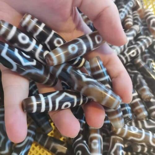 433pcs/lot Wholesalekralen voor sieraden maken weathered horseshoe pattern ancient dzi beads agate beads Unique to Tibet