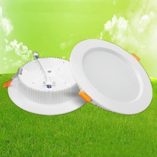 AC110V 220V led downlight 5w 7w 9w 12w 15w 18w 24w led ceiling recessed untra-thin downlight round indoor light