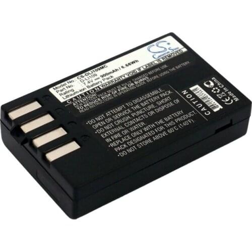 CS 900mAh/6.66Wh battery for Pentax K2,K-2,K30,K-30,K50,K-50,K500,K-500, K-R, KS1, K-S1, KS2, K-S2 D-LI109