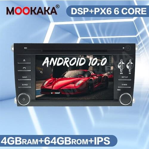 Android 10 64GB Car Radio GPS Navigation DVD Player For Porsche Cayenne 2003-2010 Audio Multimedia Player Auto Stereo Head Unit
