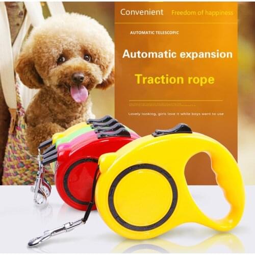 Manufacturers automatic telescopic traction rope portable dog chain retractor 3 m 5 belt