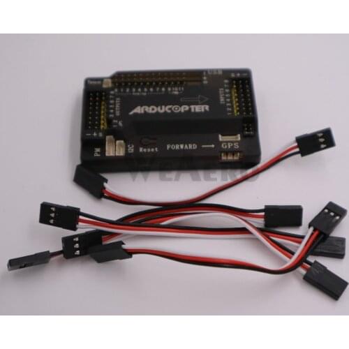 Free Shipping APM2.8 ArduPilot Mega APM 2.8 APM Flight Controller Board with Case / Cables for RC Quadcopter Multicopter