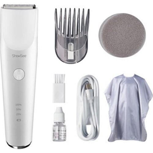 2020 New ShowSee Electric Hair Clipper Portable cutting trimmer barber professional choice Ceramic blade Wireless Shaving