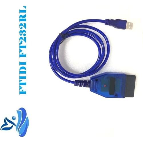 FT232RL Vag-Com KKL Interface Cable KKL VAG-COM 409.1 OBDII Diagnostic Cable Aux for V W Vag Com Interface VAG COM KKL 409