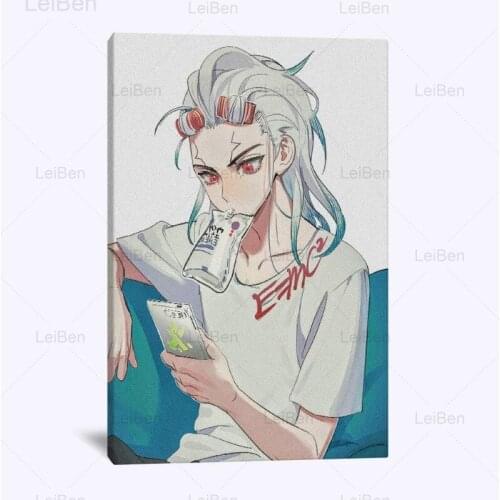 Japanese Anime Character Canvas Painting Dr.stone Cute Boy Wall Art Poster Home Decor Picture Manga Room Childrens Room Mural