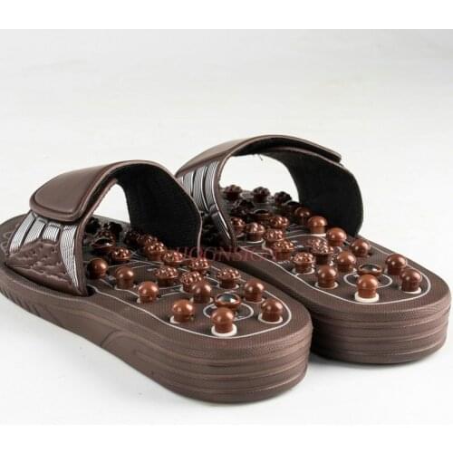 Massage Slipper Magnetic Therapy Jade Acupoints Foot Pedicure Shoes Indoor Household Anti-slip Sandals And Slippers Men Wom