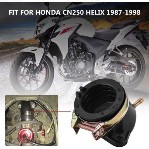 Motorcycle Carburetor Intake Interface Carb Adapter For Honda CN250 Helix 1987-1998 Motorcycle Accessories Carburetor Interface