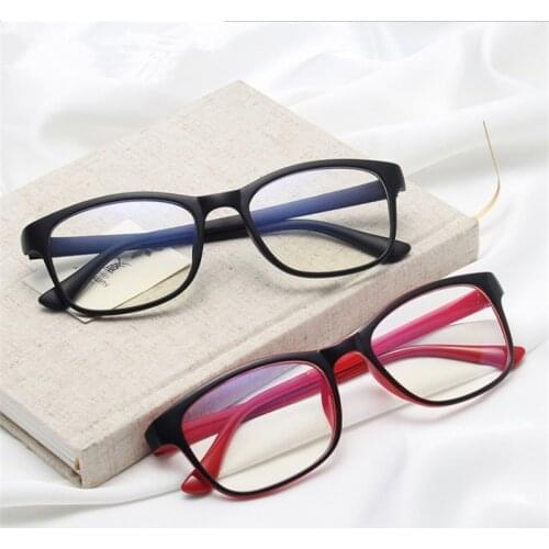 Office Anti Blue Light Oversized Retro Computer Glasses Women Blue Blocking Gaming Big Size Men Eyeglasses Frame