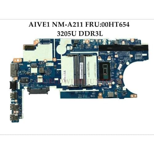 Wholesale New AIVE1 NM-A211 For Lenovo Thinkpad Edge E450 Laptop Motherboard FRU:00HT654 3205U DDR3 100% Fully Tested