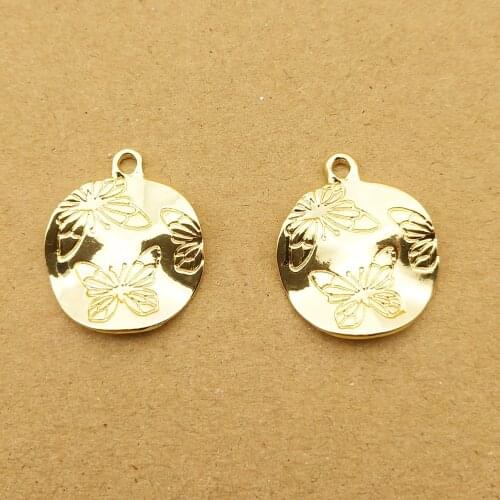 10pcs 18x22mm butterfly charm for jewelry making and crafting cute earring pendant bracelet necklace charms