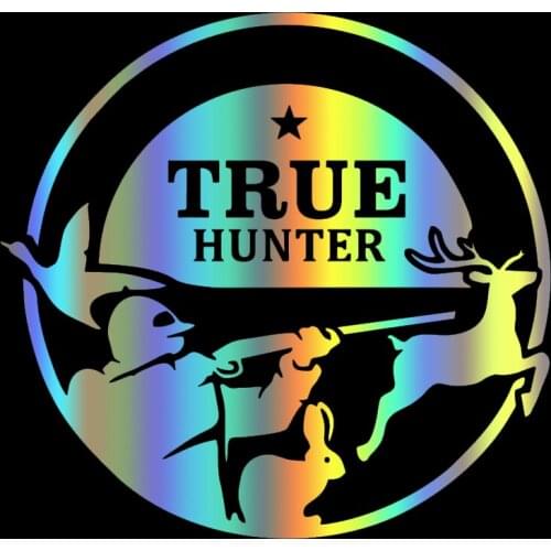S51772# Various Sizes/Colors Car Stickers Vinyl Decal True Hunter Motorcycle Decorative Accessories Creative