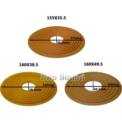 2pcs 155x35.5/160x38.5/160x49.5mm Elastic Wave Loudspeaker Subwoofer Woofer Bass Speaker Repair Spider Damper