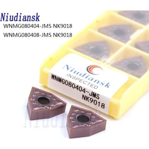 WNMG080404 JMS WNMG080408 JMS NK9018 High Quality CNC Metal Turning Carbide Inserts Stainless Steel Turning Tool Turning Inserts