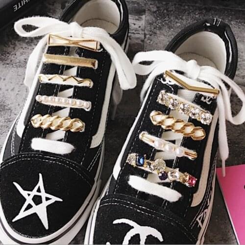 1pcs Decoration Laces Glitter Clip Shoe Accessories Women Shoes Decorative Lovely Shiny Clip Beads Charm Shoe Buckle Decoration
