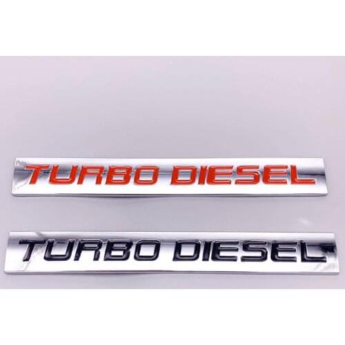 10x Car Sticker Turbo Diesel Emblem Badge Decals rear front side styling for Ford Mustang BMW