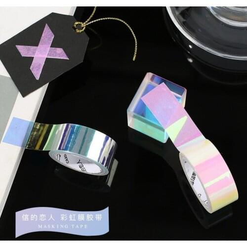 15mm*5m Foil DIY Decoration Washi Tape Scrapbooking Masking Tape Stickers Scrapbooking Washitape Washy Tape 024041