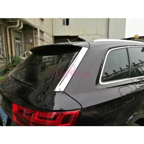 2016-2017 Rear Window Mouling Trims Cover Mirror Surface ABS 2 pcs Chrome Car Styling For Audi Q7 Accessories