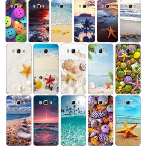 314FG A yellow sea star by the sea Soft Silicone Tpu Cover phone Case for Samsung j3 j5 j7 2016 2017 j330 j2 j6 Plus 2018