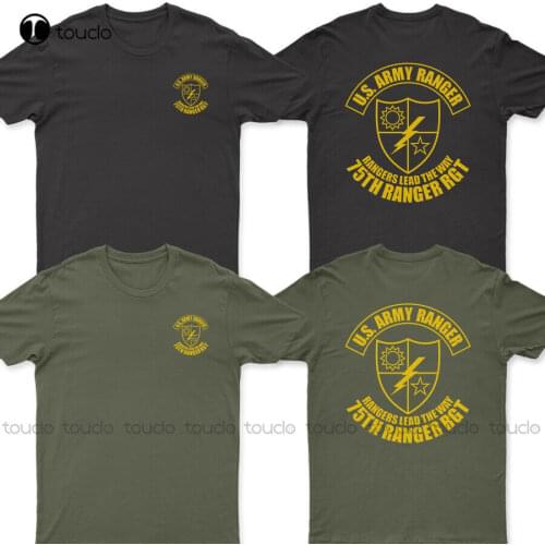 Army Ranger 75Th Ranger Rgt T - Shirt Tee Shirt Cotton Tee Shirts S-5Xl Unisex