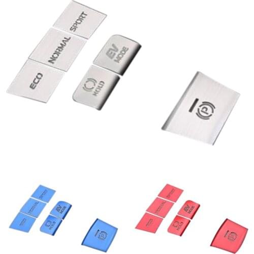 Car Electronic Handbrake Central Control Button Decoration Sticker Cover Trim for Toyota 8Th Camry,6PCS