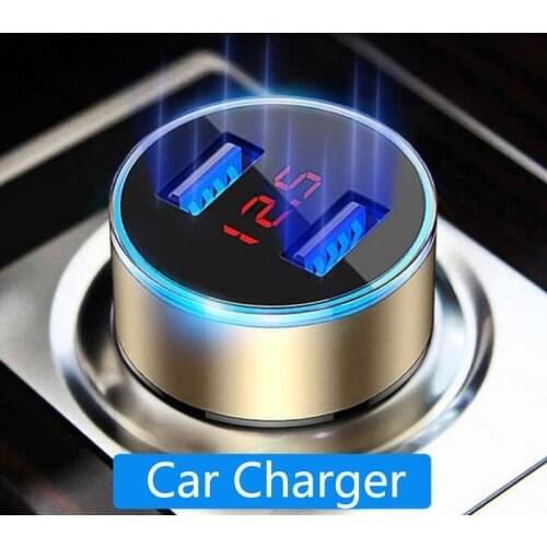 3.1A Dual USB Car Charger Cigarette Socket Lighter For Ford Fiesta Focus 2 1 Mondeo 4 3 Transit Fusion Ranger Mustang KA S-max