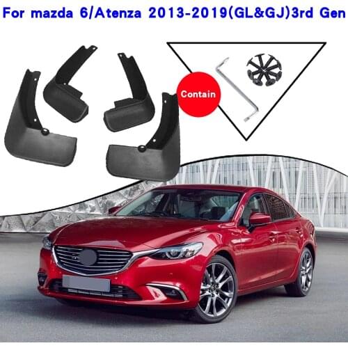 Car Fender Accessories For Mazda 6 Atenza GL GJ 2013-2019 Mudguards Splash Guards Fender Mudflaps Car Fender Mud Flaps