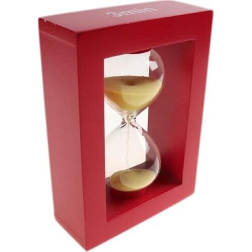 Cetinaccessories Red Sand clock min desk clock relogio de mesa настольные часы reloj de escritorio