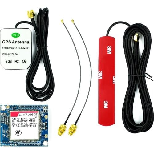 EU Network SIM7100CE SIM7100C SIM7100 4G Module Development Board + Antenna for Arduino Raspberry Pi Android Linux Windows