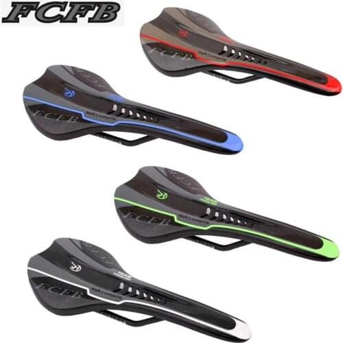 FCFB Carbon Saddle Mountain bike 3K full carbon fibre saddle carbon bicycle saddle cushion Road front seat glossy MTB