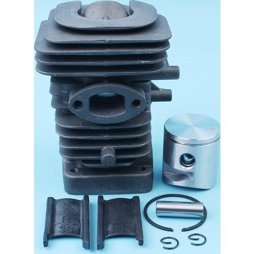 39mm Cylinder Piston Big Bore Kit For Jonsered CS2238 CS2238S Husqvarna 235 240 E Chainsaw Nikasil Plated 545050417,574291001