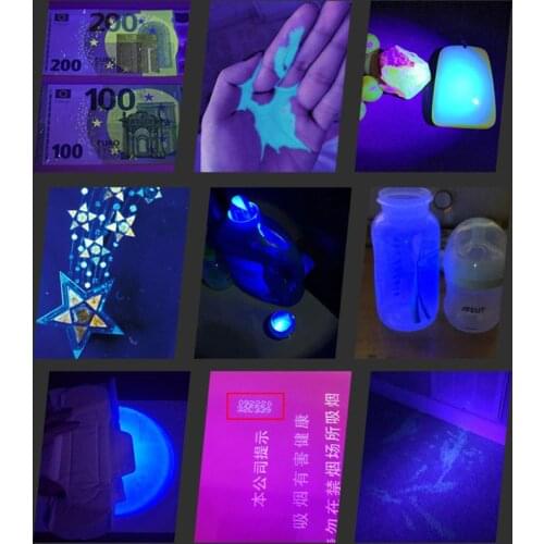 Mini 12LED UV Flashlight Ultraviolet led flashlight Ultra Violet Invisible Ink Marker Detection Torch Light 3AAA UV lamp