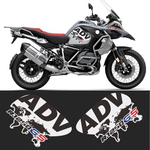 R1250 R 1250 GS GSA Motorcycle Stickers For BMW R1250GS Tank Pad Fender Fairing Beak Luggage Aluminum Case ADV Adventure 2019
