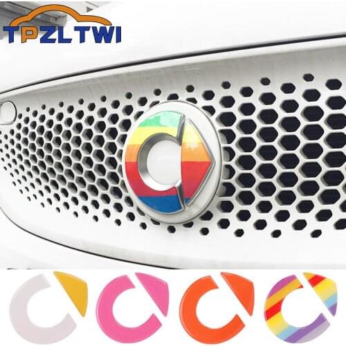 Car Stickers For Smart 451 Fortwo Smart 453 Fortwo Forfour Auto Accessories Car Styling Logo Emblem Sticker Badge Decals